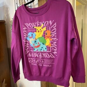 Purple Pokémon Sweatshirt